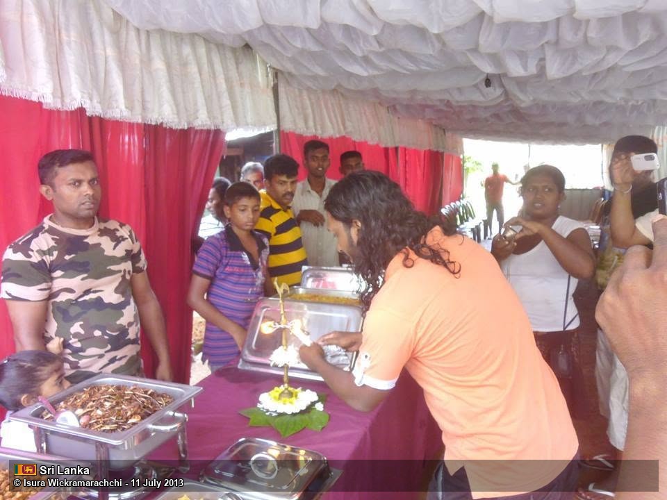 Esala Poya Almsgiving (Dansala) Organized by the Youth of Walipillawa