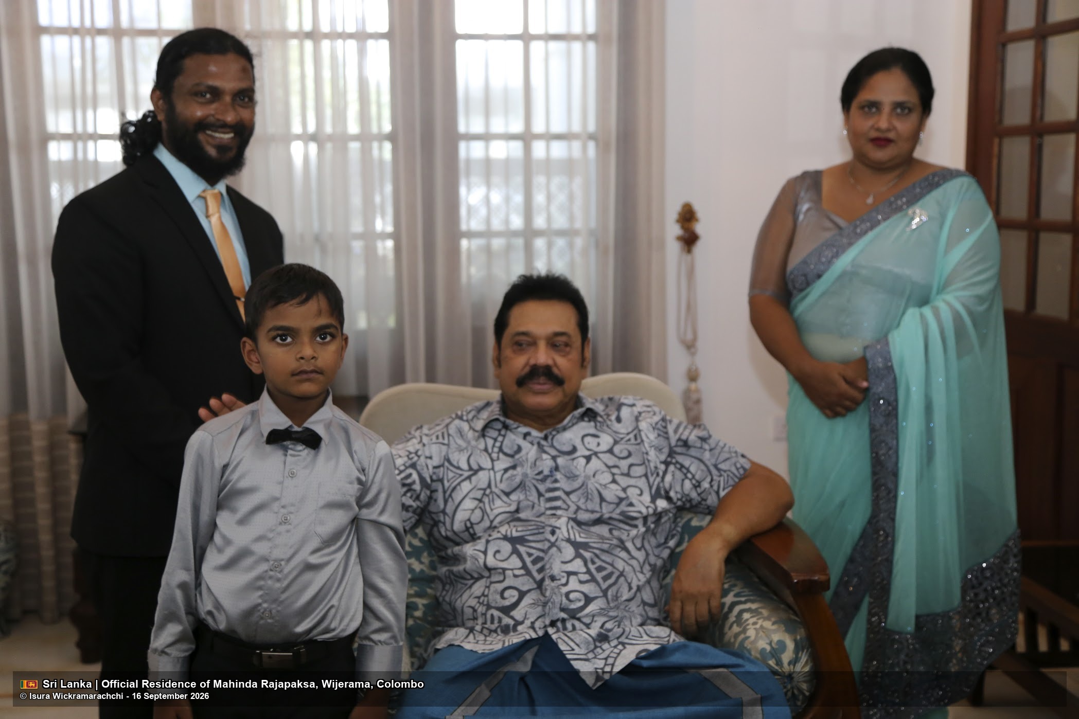 Meeting Mahinda Rajapaksa at Wijerama – 2018