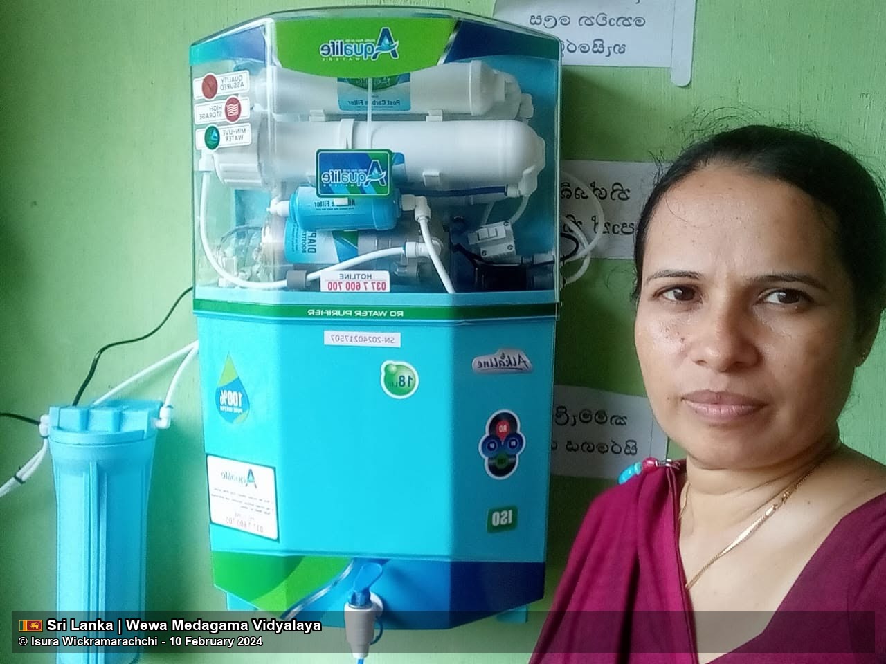 Providing Clean Drinking Water to Wewa Medagama Vidyalaya