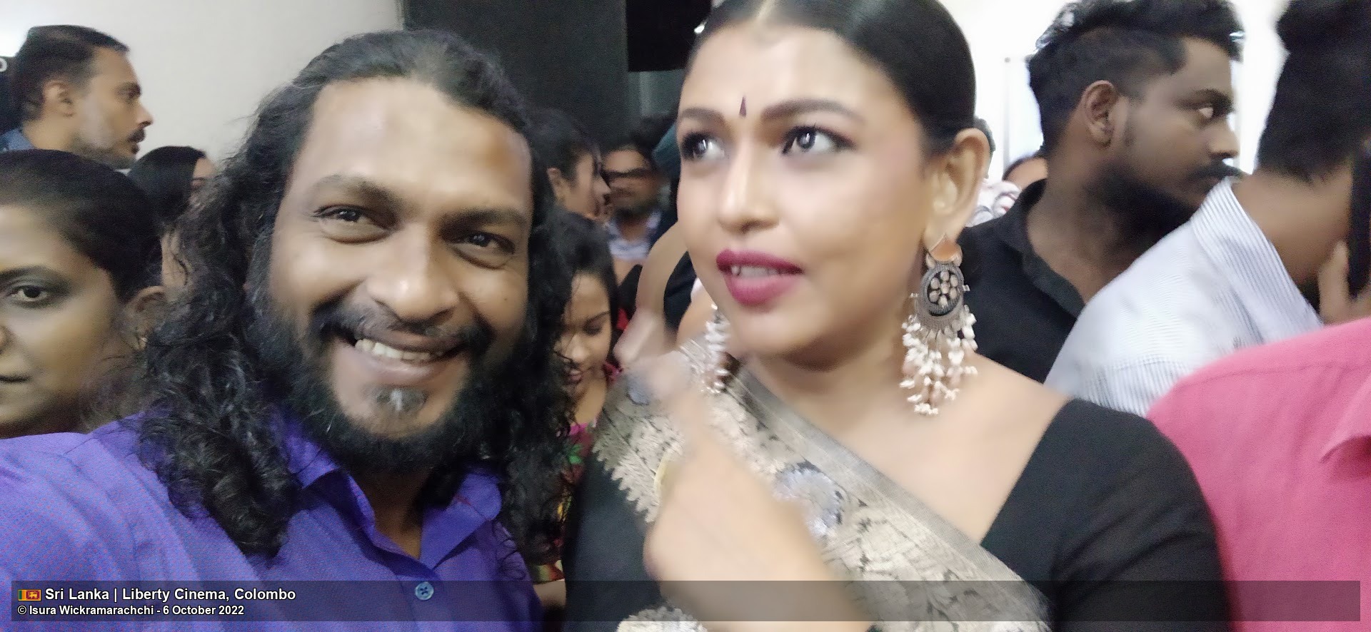Attending the Premiere of "Praana"