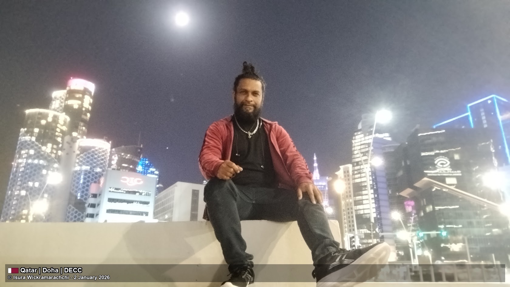 Doha DECC අවට සන්ධ්‍යා ඇවිදීම