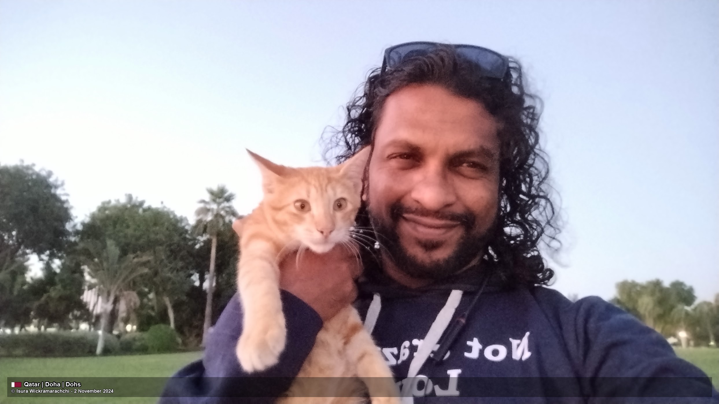 දෝහා MIA Park හි සැන්දෑ ඇවිදීම