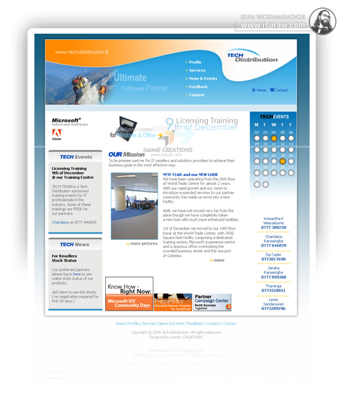 Tech Distribution Brunei Website