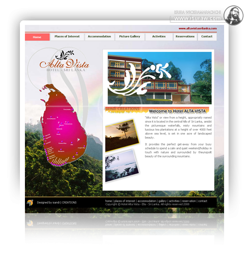 Alta Vista Sri Lanka Hotel Website