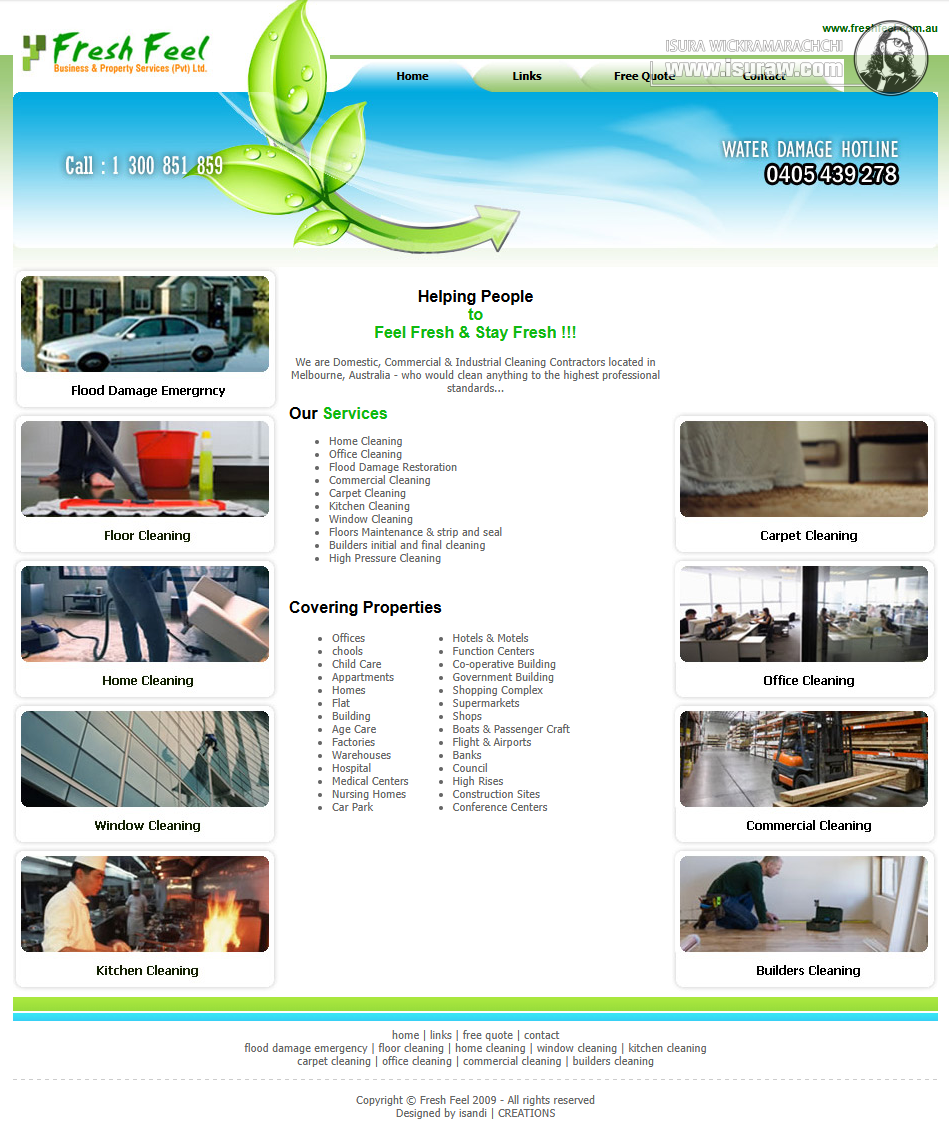 Fresh Feel Australia Website