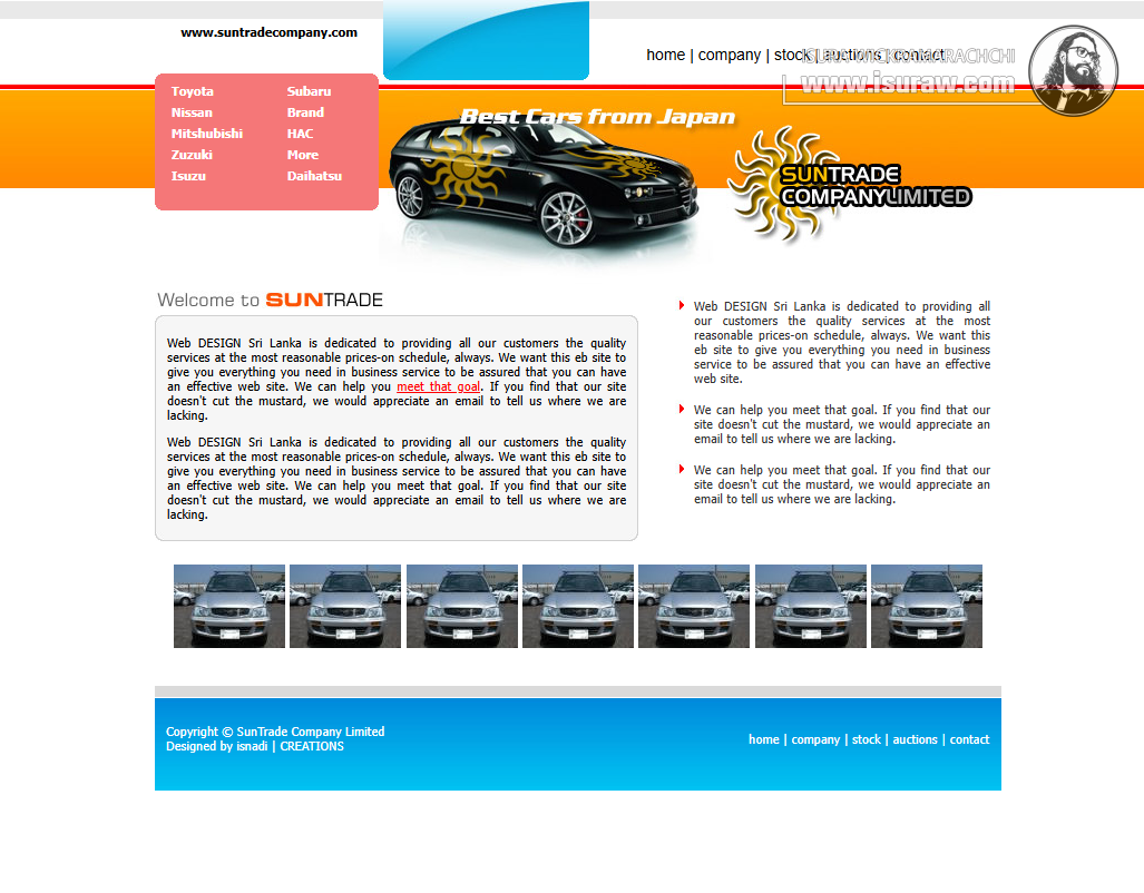 Sun Trade Company Website